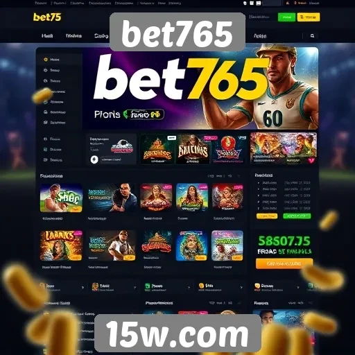 Interface do usuário do site bet765 é intuitiva